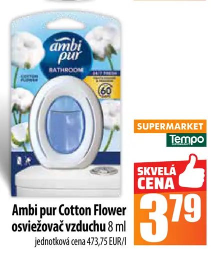Ambi pur Cotton Flower osviežovač vzduchu