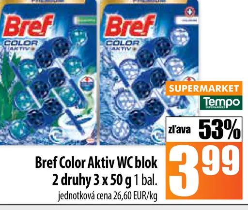 Bref WC blok Color Aktiv