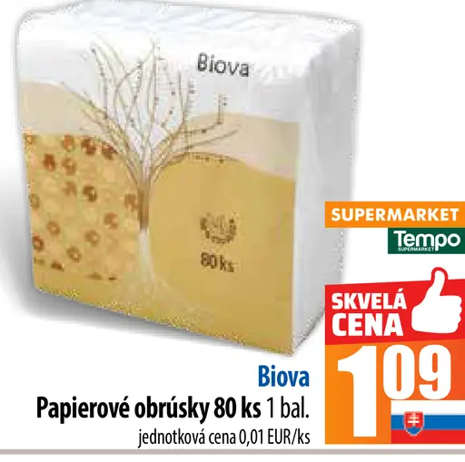 Biova Papierové obrúsky