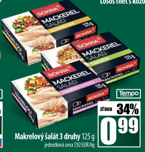 Bocado Makrelový šalát 3 druhy