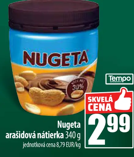 Nugeta Arašidová nátierka