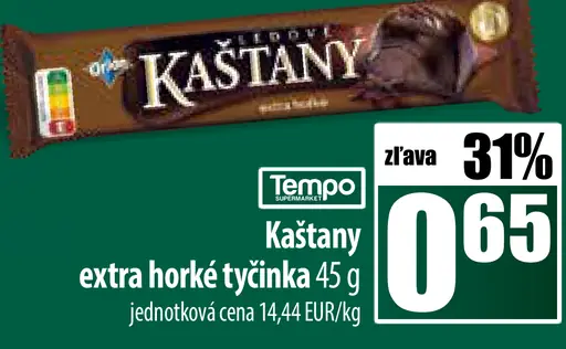 Kaštany extra horké tyčinka
