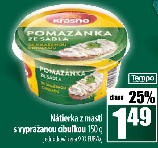 Krásno Pomazánka ze sádla