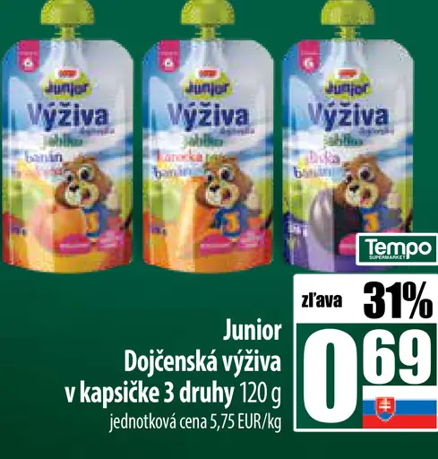 Junior Dojčenská výživa