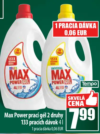 Max Power prací gél