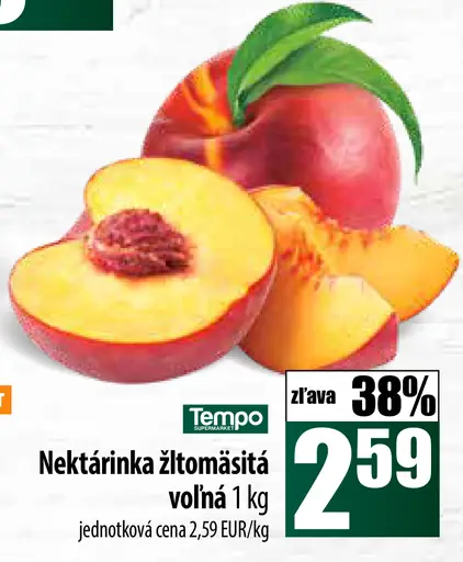 Nektárinka žltomäsá