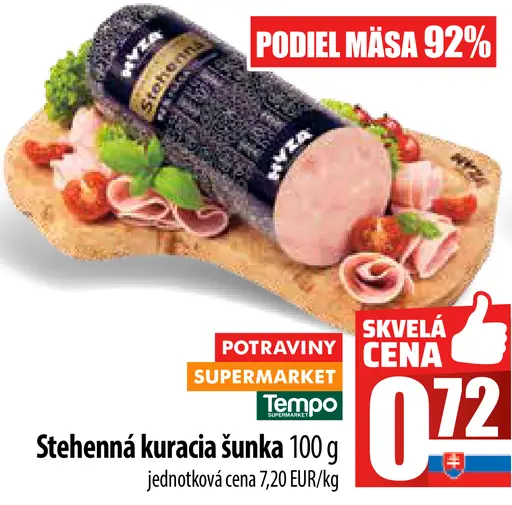 Stehenná kuracia šunka