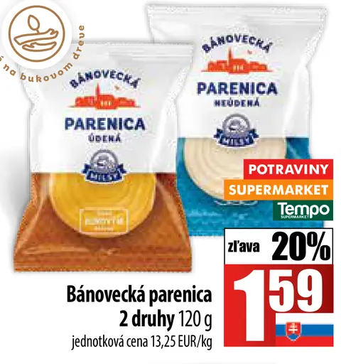 Bánovecká parenica 2 druhy