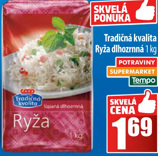 Dlhá zrná Ryža na varných vreckách
