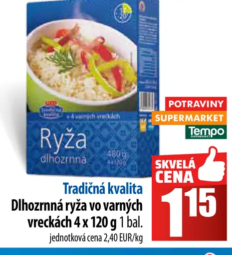 Dlhá zrná Ryža