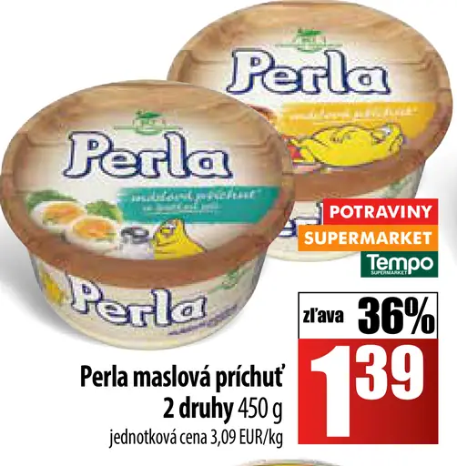 Perla Maslová príchuť