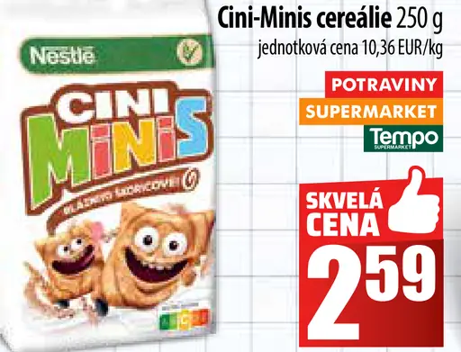 NESTLÉ CINI MINIS cereálie