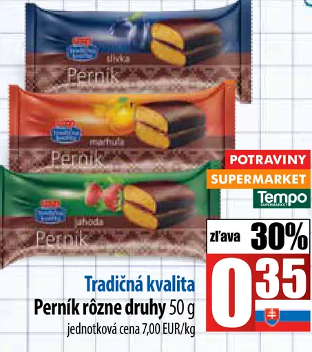Tradícia kvalita Perník rôzne druhy