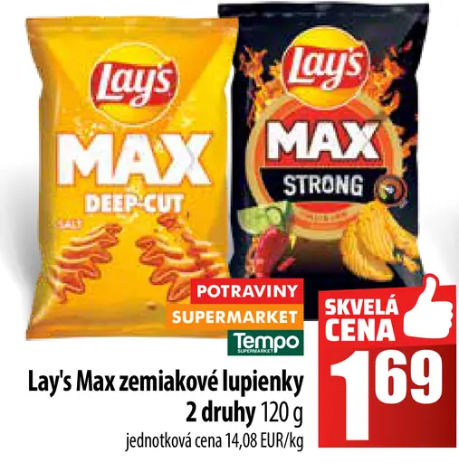 Lay's Max zemiakové lupienky