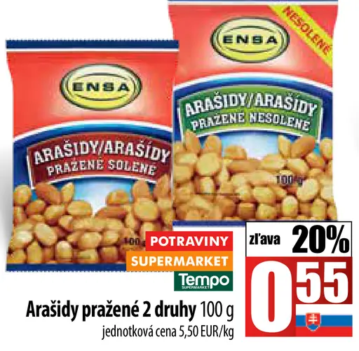 Ensa Arašídy pražené
