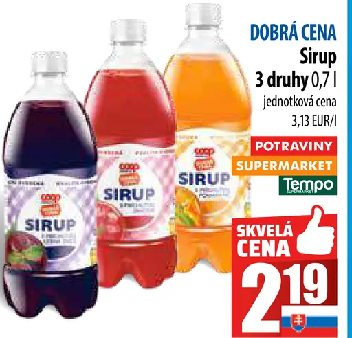 Potravinársky sirup