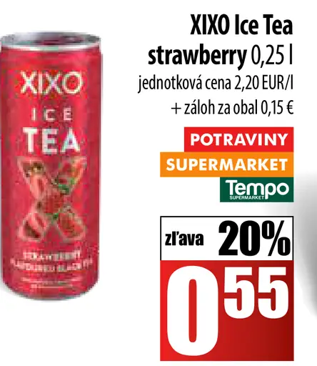Xixo Ice Tea strawberry