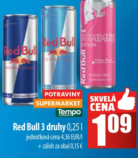 Red Bull plechovka