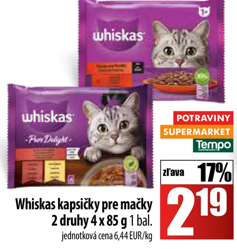 Whiskas Kapsičky pre mačky