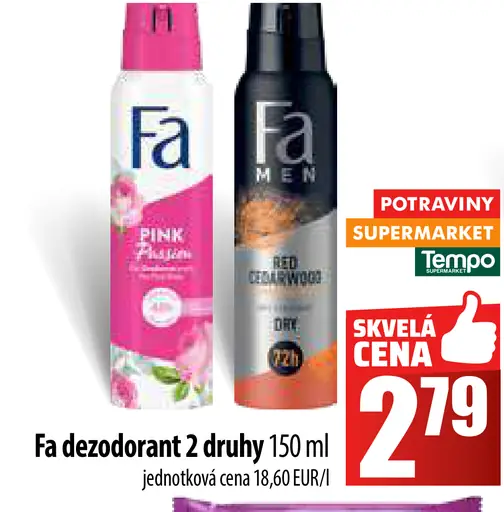 Fa dezodorant