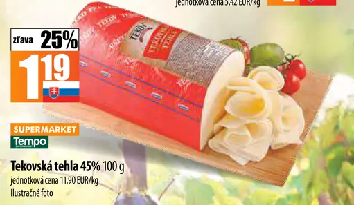Tekovská tehla 45%