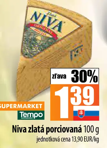 Niva zlatá porciovaná