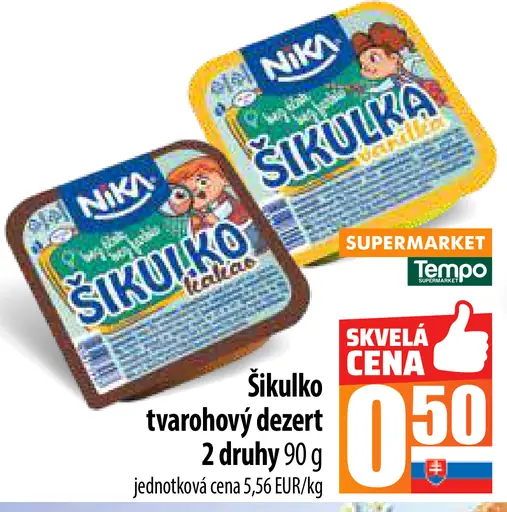 Šikulko tvarohový dezert