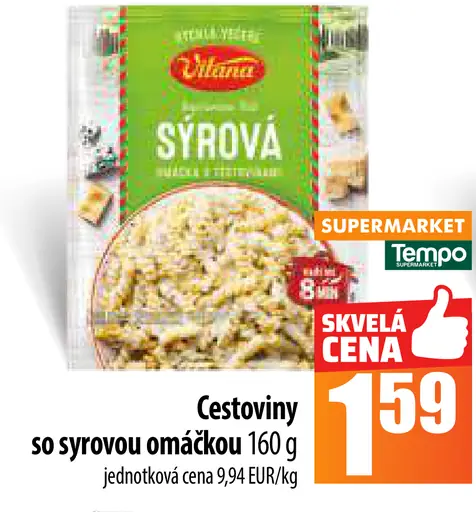 Vitana Cestoviny so syrovou omáčkou