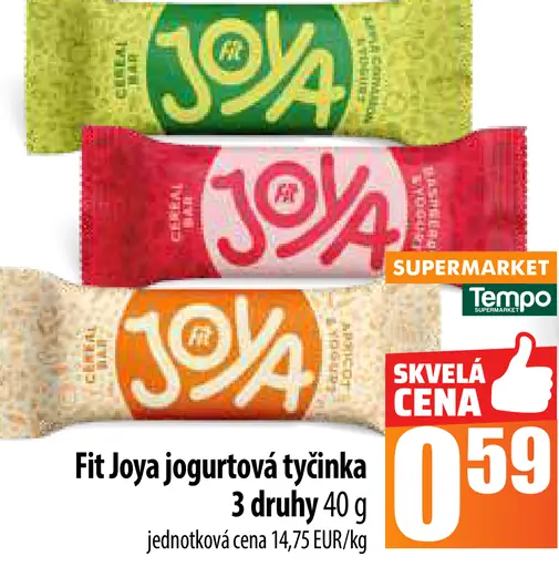 Joya Fit jogurtová tyčinka