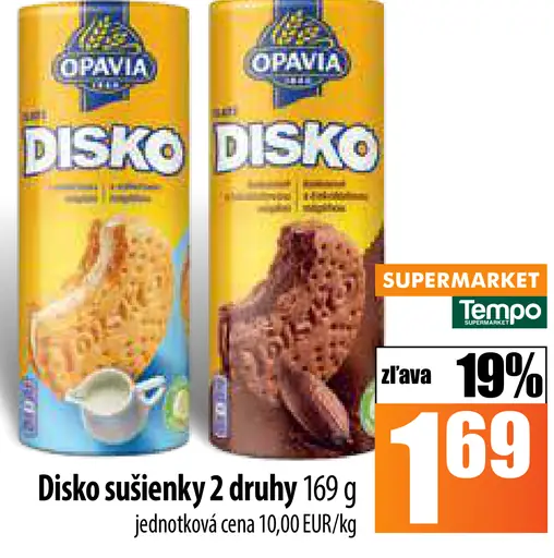 Opavia Disko sušienky