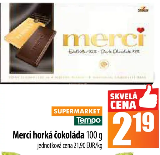 Merci horká čokoláda