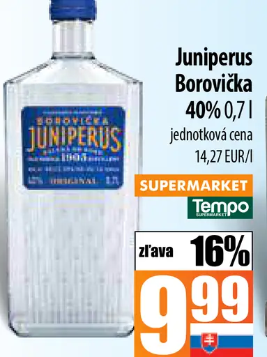 Juniperus Borovička 40%