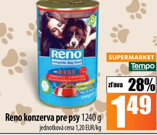 Reno konzerva pre psy