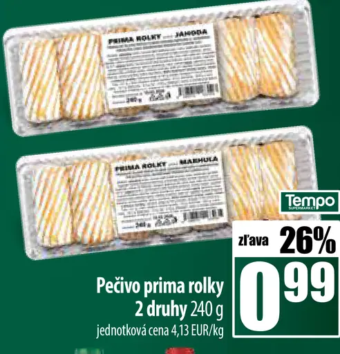 Pecivo prima rolky