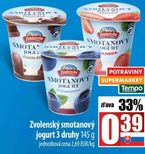 Zvolenský smotanový jogurt