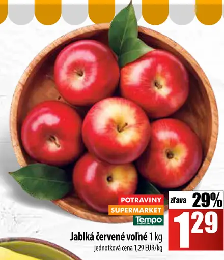 Červené jablká