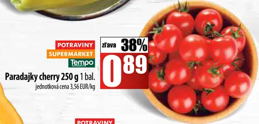 Paradajky cherry strapcové