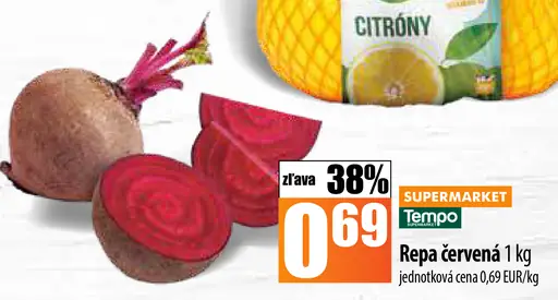 Repa červená