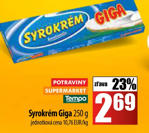 Syrokrém Giga