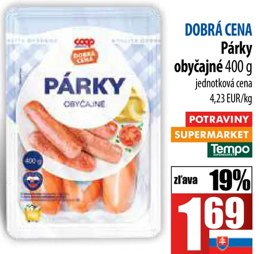 Coop Párky obyčajné