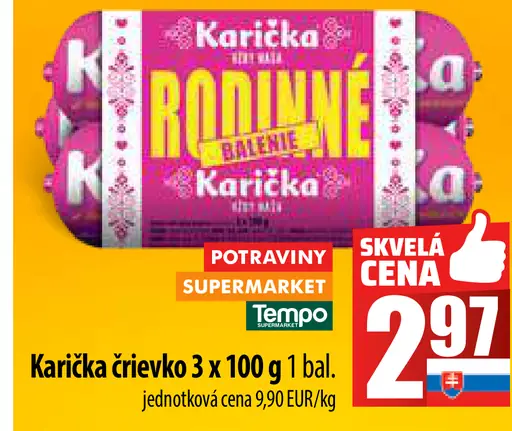 Karická tri evo 3x 100