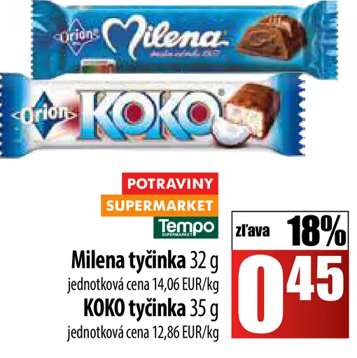Orion Milena tyčinka KOKO