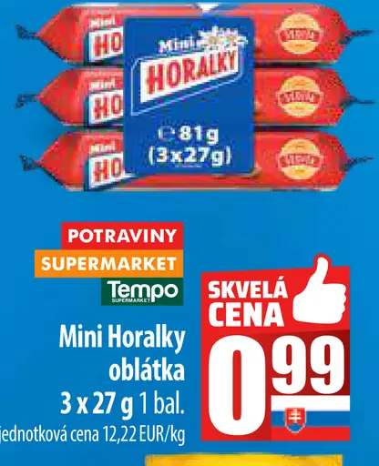 Mini Horalky oblátka