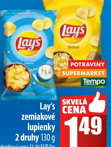Lay's zemiakové lupienky