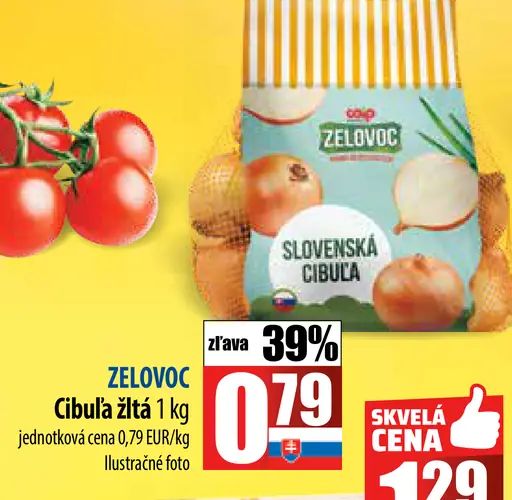 Zelovoc Cibuľa žltá voľná