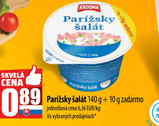 Radoma Parížsky šalát