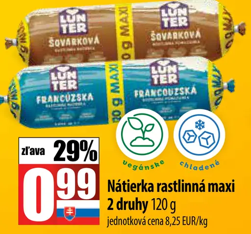 Lunet LUN Francúzska nátierka rastlinná maxi