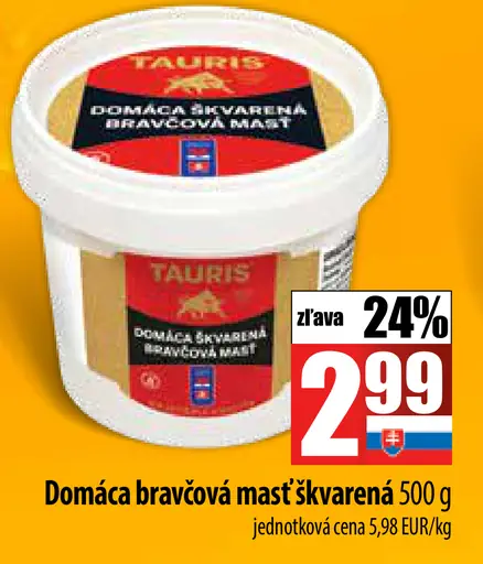 Domáca bravčová masť