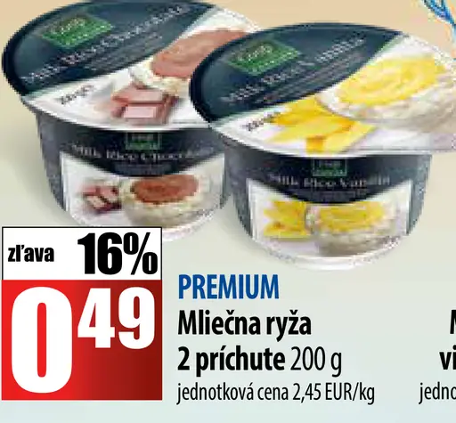 PREMIUM Mliečna ryža