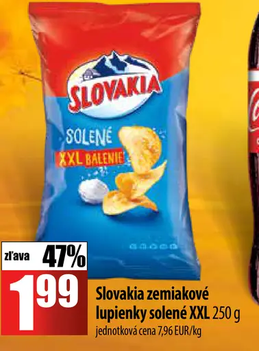 Slovakia zemiakové lupienky solenÉ XXL